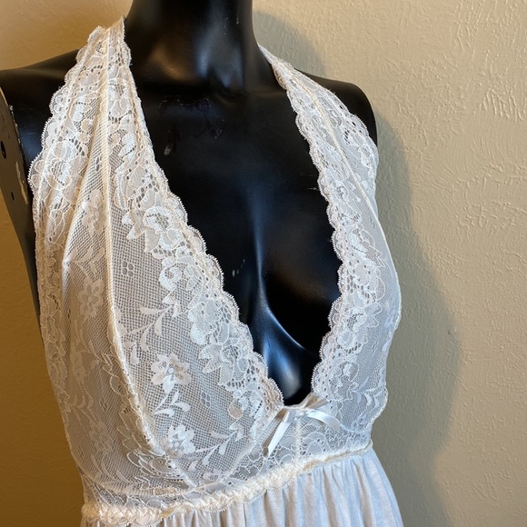 White 3x/18 - Hips & Curves Halter Baby Doll City Chic Collection - Picture 8 of 16